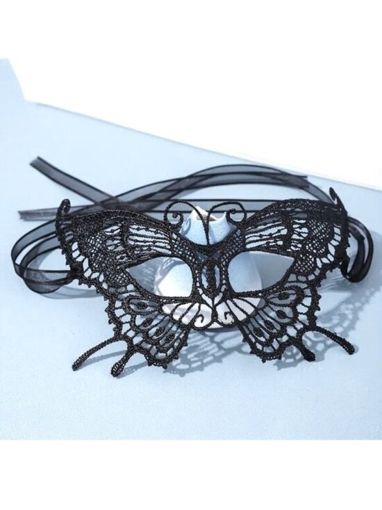 Lace Mask Masquerade Costume Accessories - Mask Lace Masquerade Black Costume Butterfly Rave Scene Sexy Role Play Cosplay